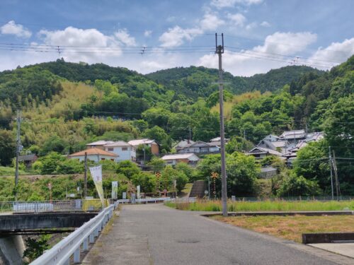 黒河道入口付近の写真。